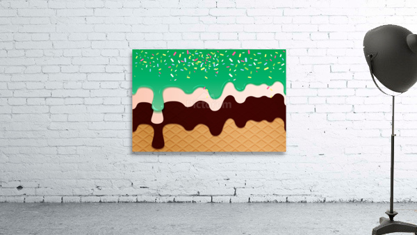 Minty Fresh Waffle Wall Preview