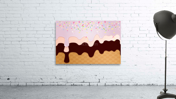 Salted Caramel Waffle Wall Preview
