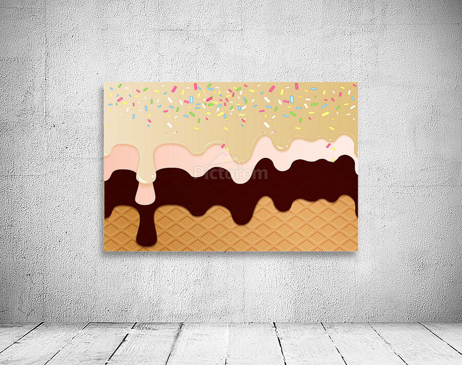 Dulce de Leche Waffle Wall Preview