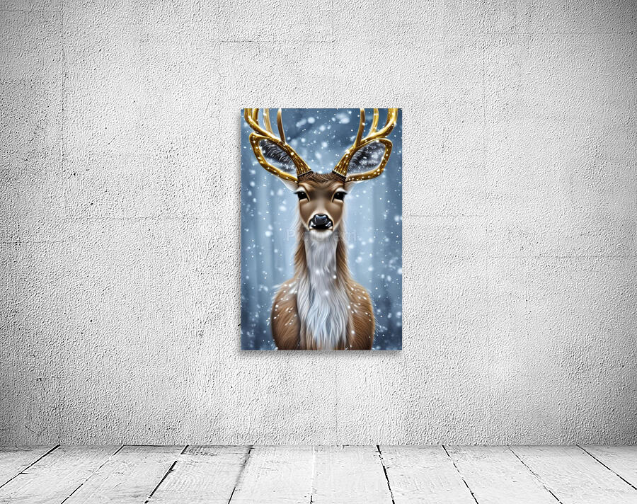 Snow Deer Wall Preview