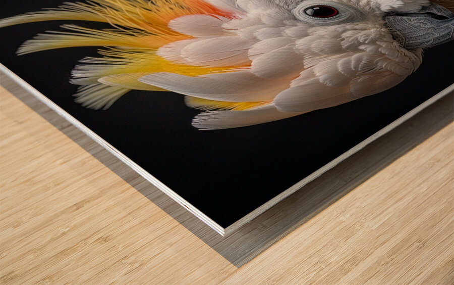 Sulphur Crested cockatoo Wood print