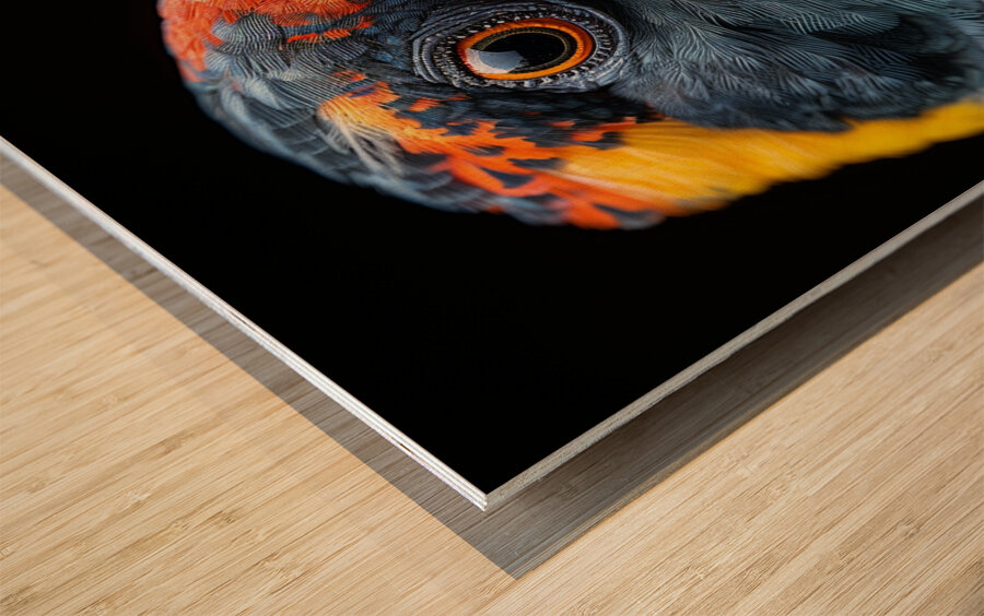 Parrot Beak Wood print