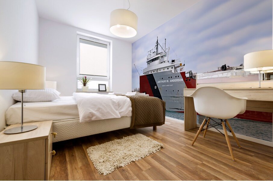 Arthur M Anderson Detail 3 042121 Mural print