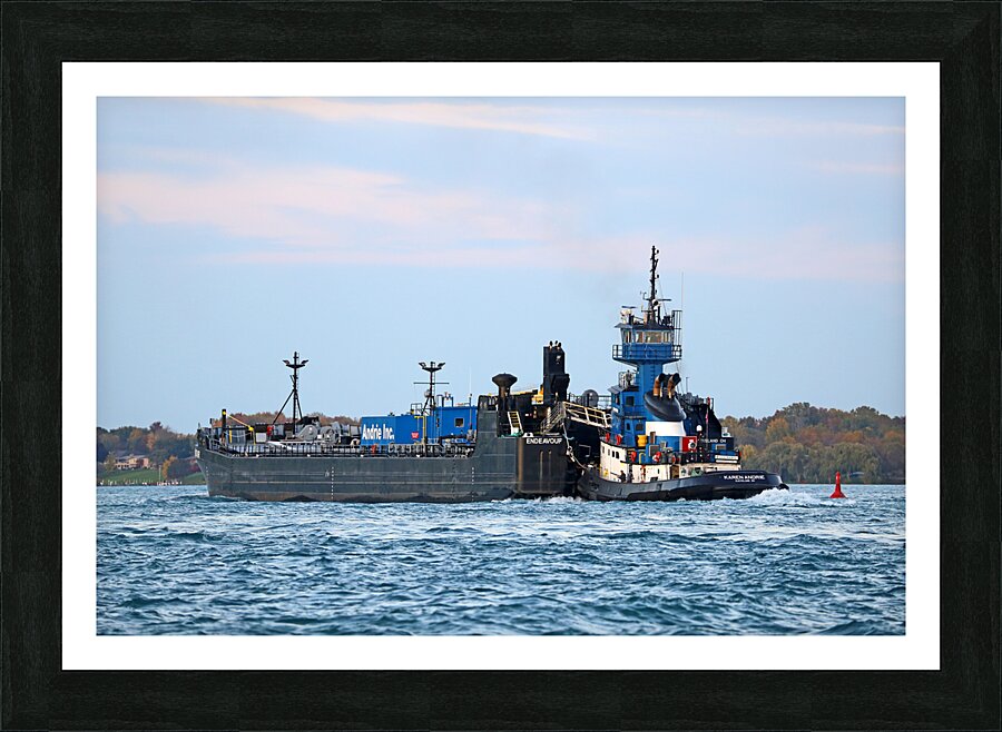 Endeavour and Karen Andrie 2 101919 Picture Frame print