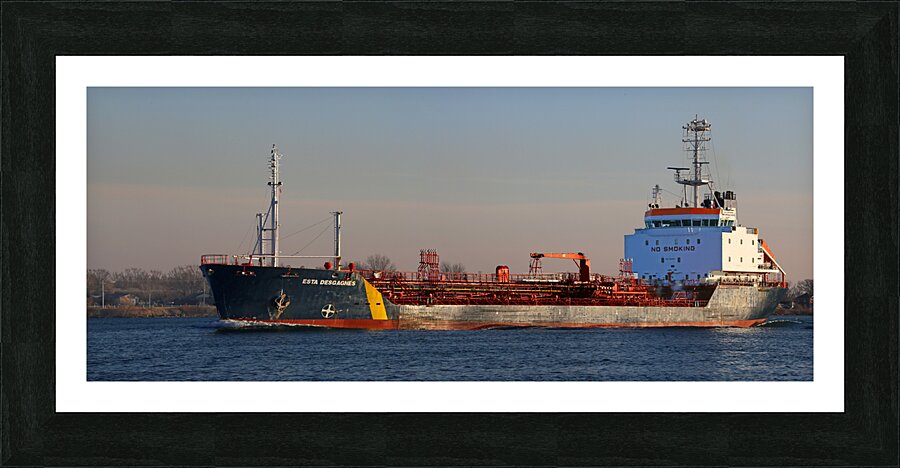 Esta Desgagnes Panorama 120918 Picture Frame print