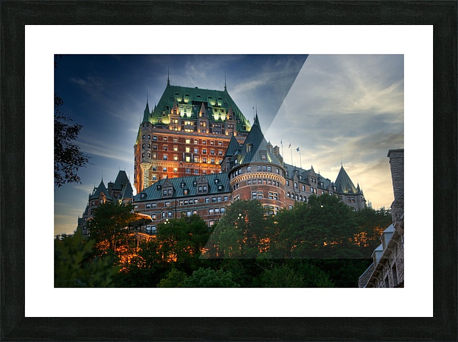 Chateau Frontenac Picture Frame print