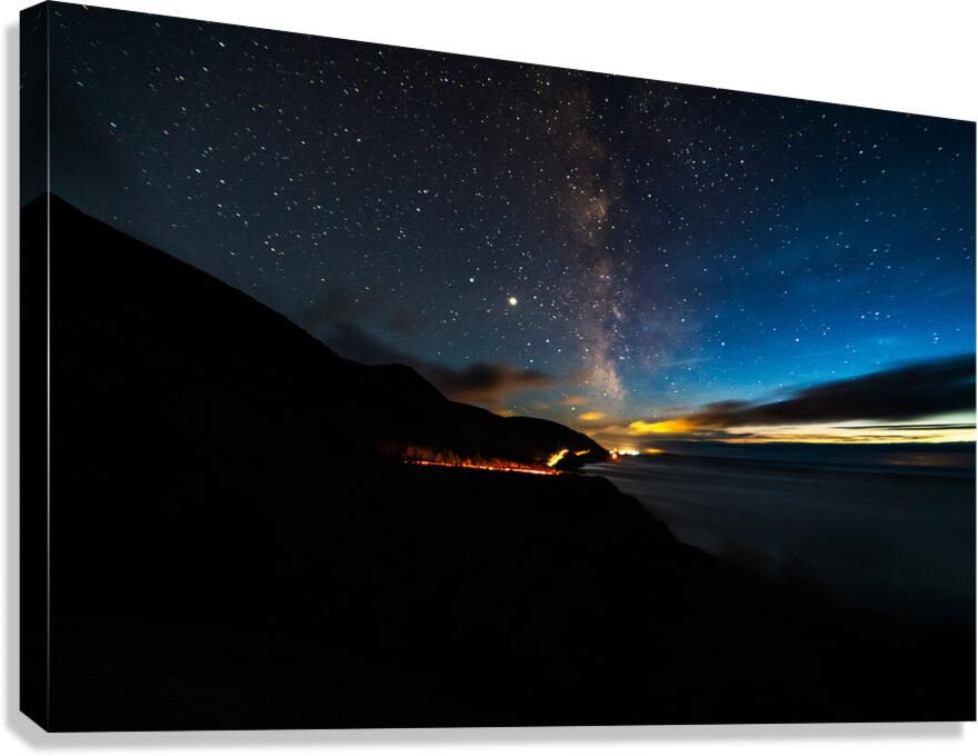 Milky Way – Cabot Trail Nova Scotia Canvas Print