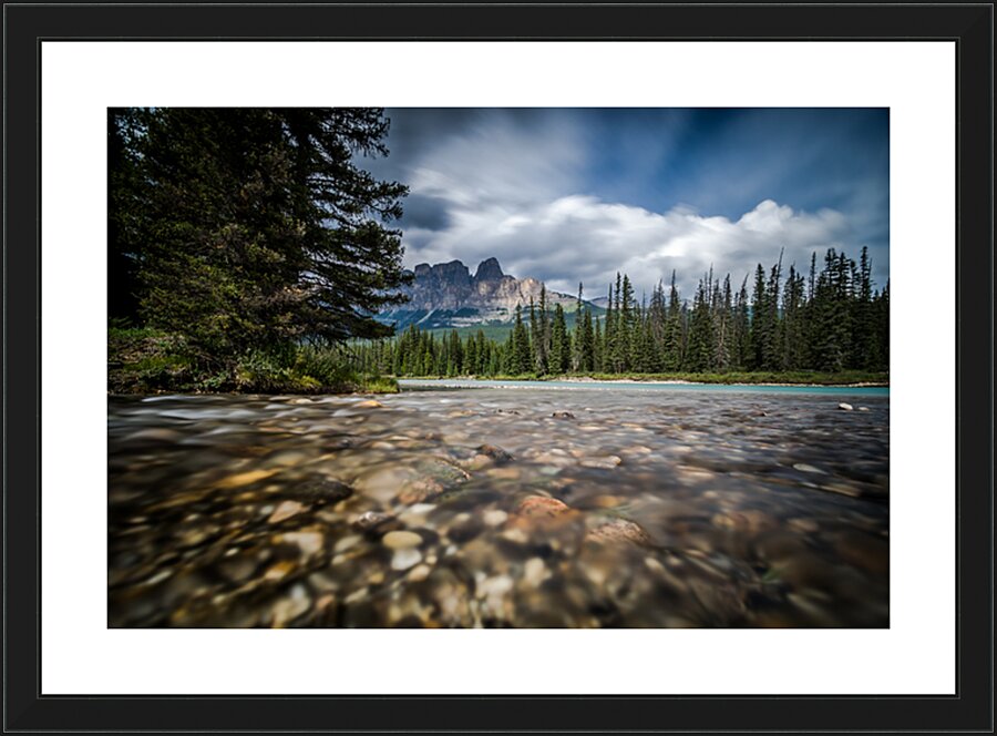 Tranquil Majesty – Three Sisters Banff Alberta Picture Frame print