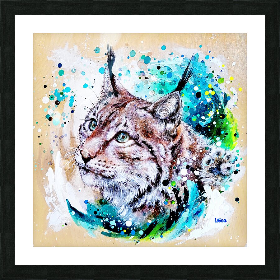 Ojo De Lince Picture Frame print