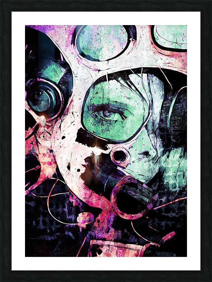 technicolor punks level 3 Picture Frame print
