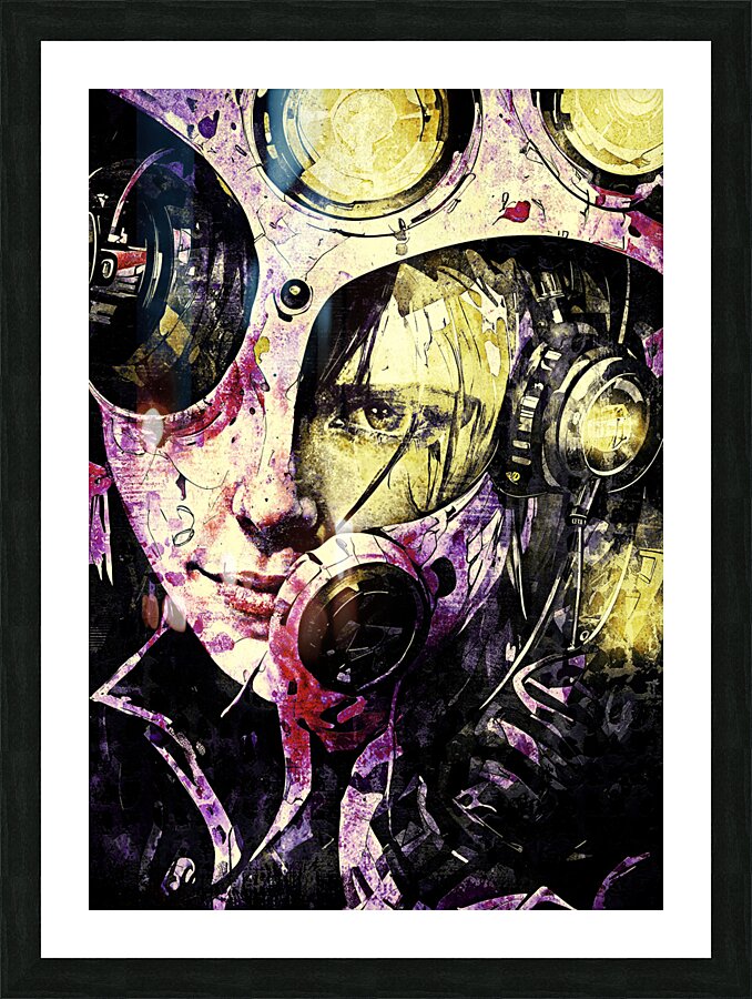 technicolor punks level 4 Picture Frame print