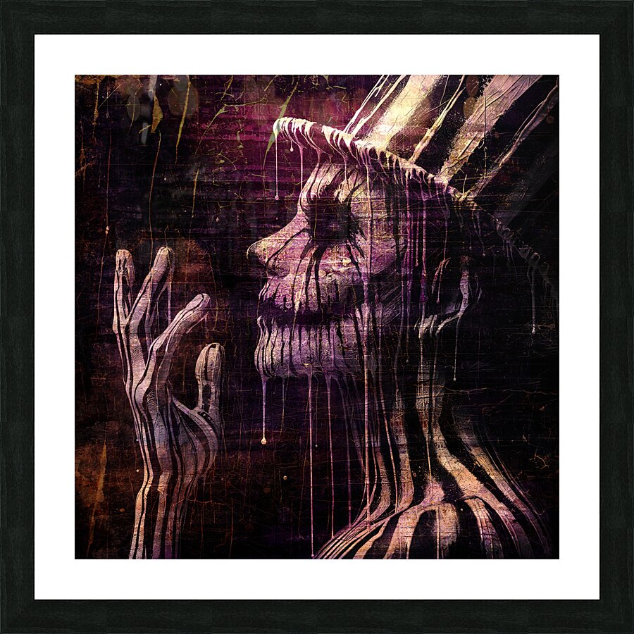 stripes tales vol 43r Picture Frame print