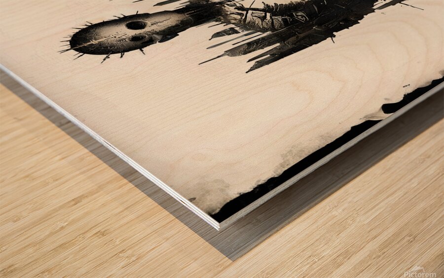 endurion six level 2 Wood print