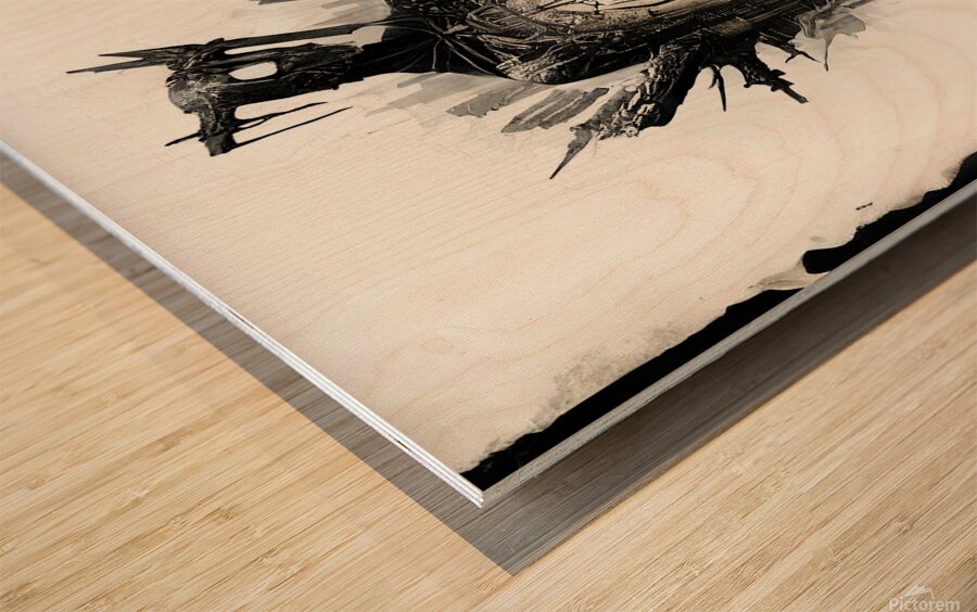 endurion six level 4 Wood print