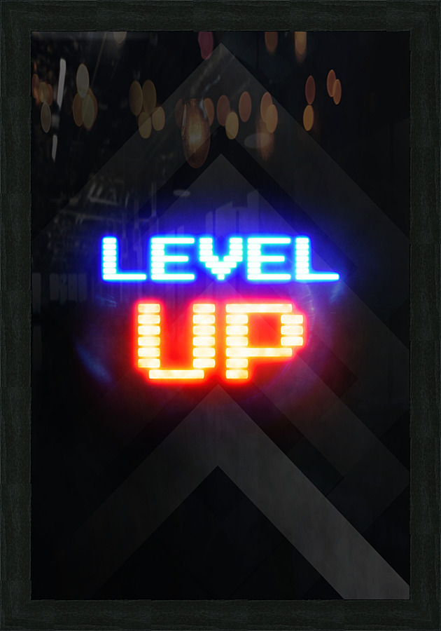 LEVEL UP Picture Frame Printing