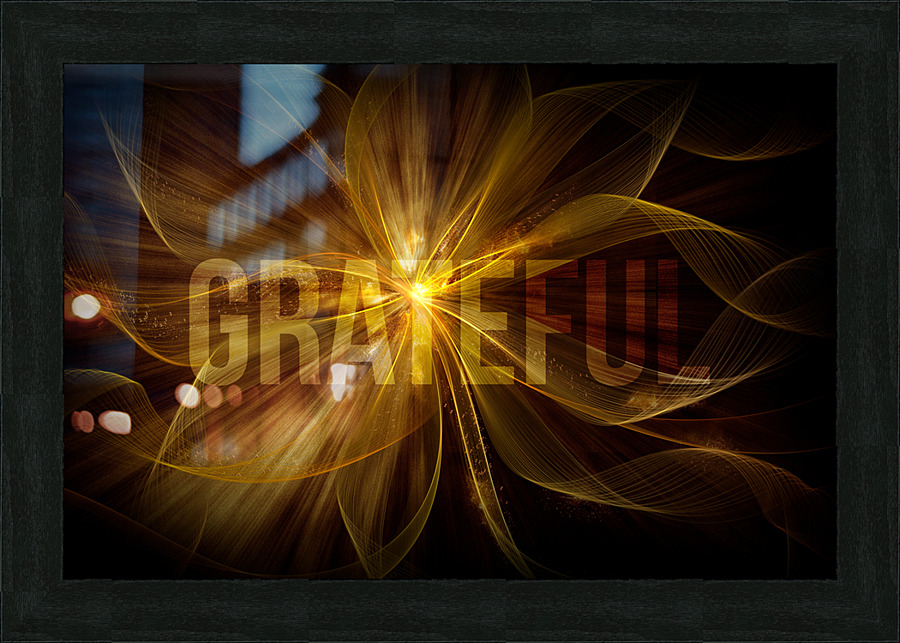 GRATEFUL Picture Frame Printing