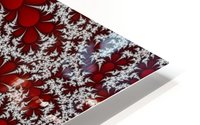 Red cactuse fractal HD Metal print