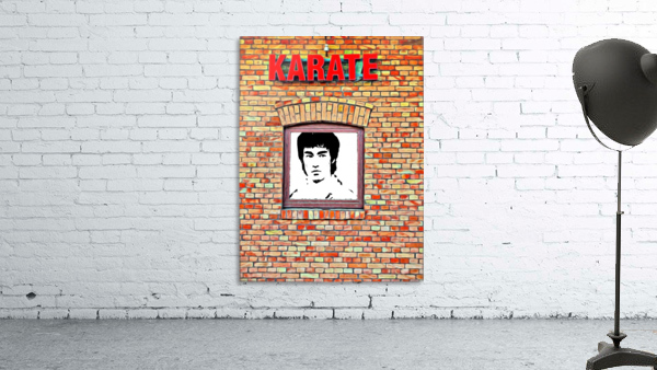 BruceLee style KungFu school wall Wall Preview