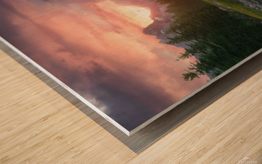 very beautiful pictures of nature 3d  Wood print