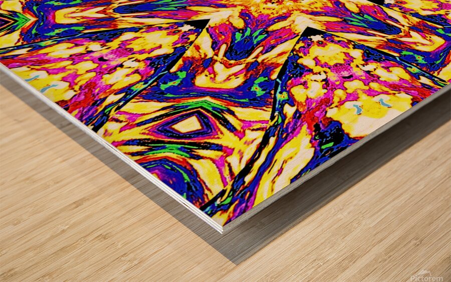 Calendar Wheel Wood print