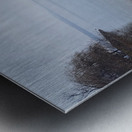 Pondering Metal print