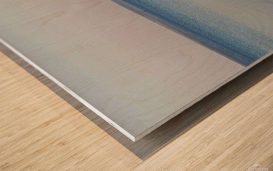 White Cloud Island Wood print