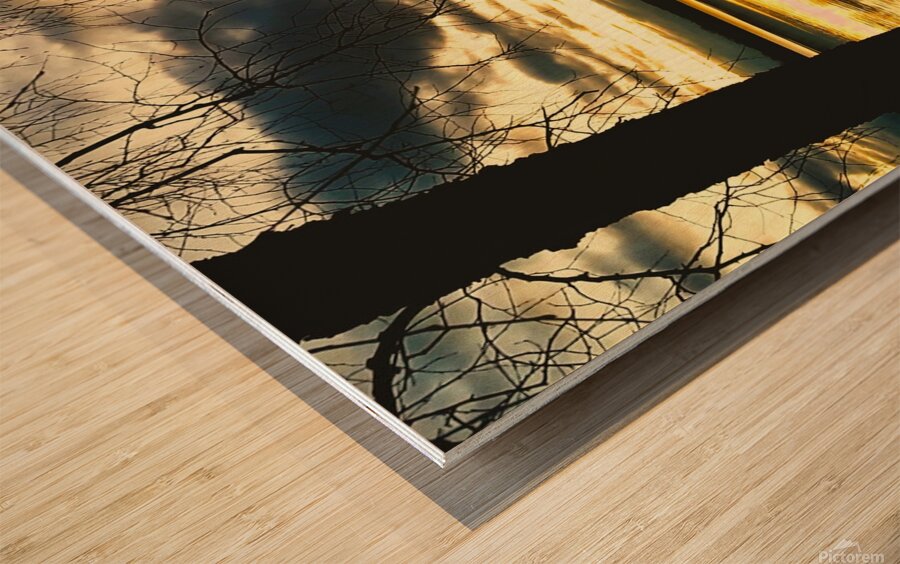 Georgian Bay Evening Wood print