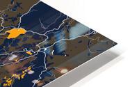 Florence City Map HD Metal print