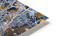 Seoul City Map HD Metal print