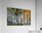 Orange Sky Cottages Acrylic Print