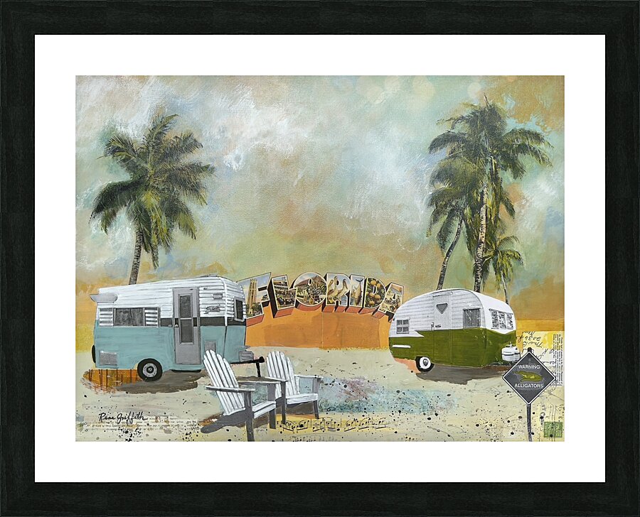 Florida Outdoors Picture Frame print
