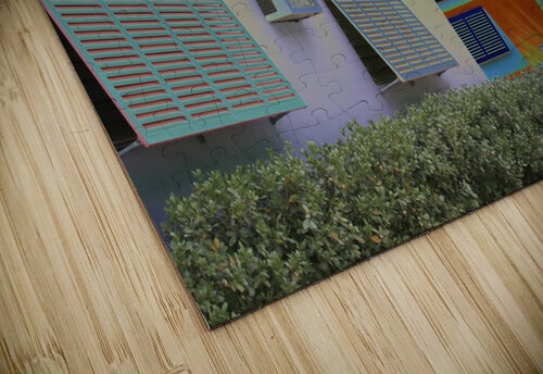 Orange Sky Cottages Rene Griffith puzzle