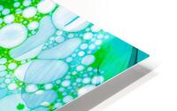 Floral bleu HD Metal print