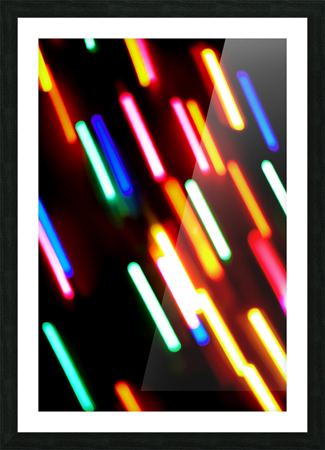 RAINBOW RAIN Picture Frame print