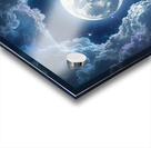 The Magical Moon Among the Clouds – A Fantasy Night Scene That Sparks the Imagination Acrylic print