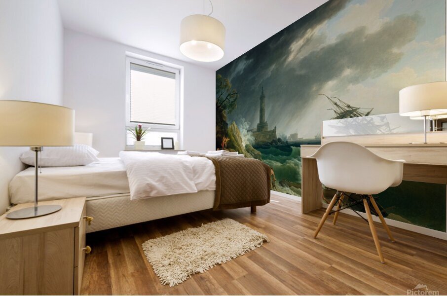 Claude Vernet Painting Mural print