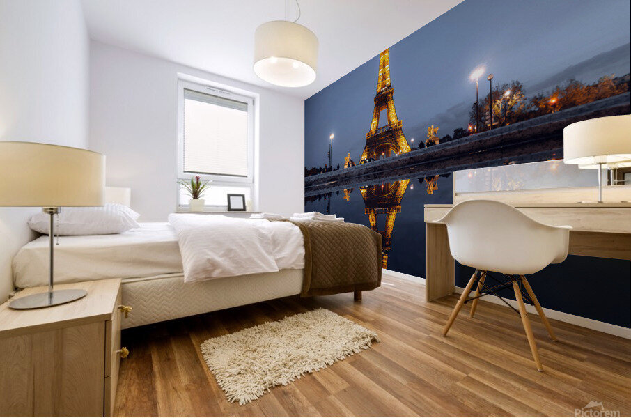 Paris Eiffel Tower Mural print