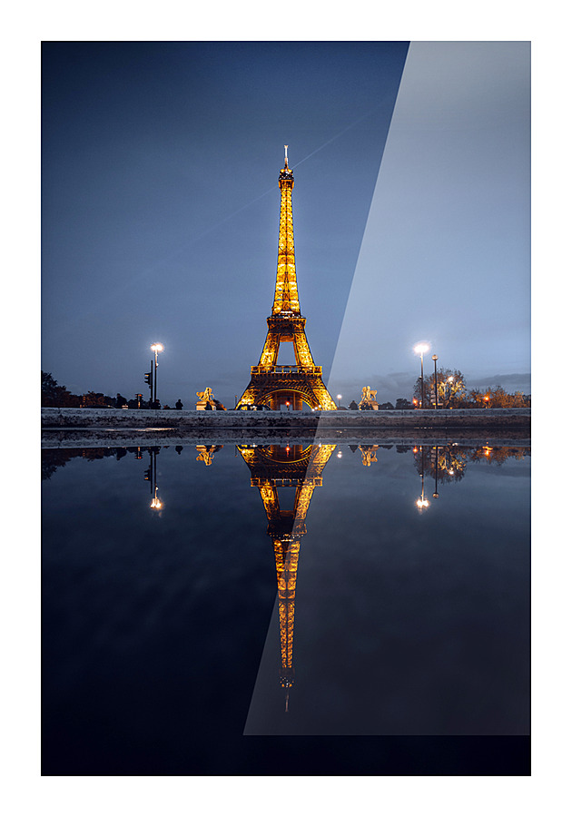 Paris Eiffel Tower Picture Frame print