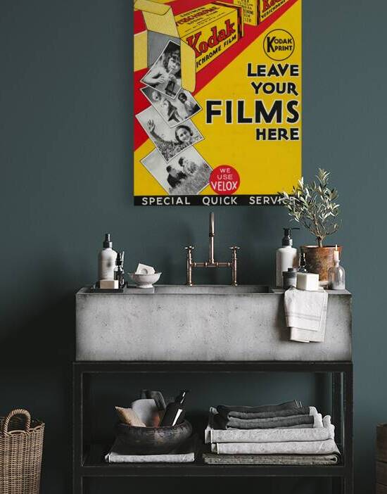 Poster - Leave Your Films Here Museums Victoria Courtesy of Kodak Australasia Pty Ltd by Melds Gallery