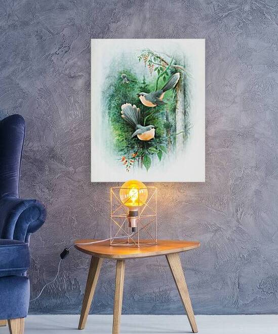 Fantail Wrens by Melds Gallery