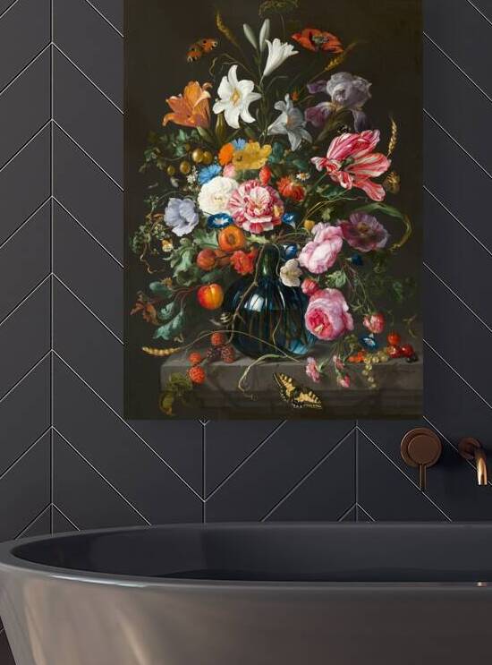 Vase of Flowers. by Melds Gallery
