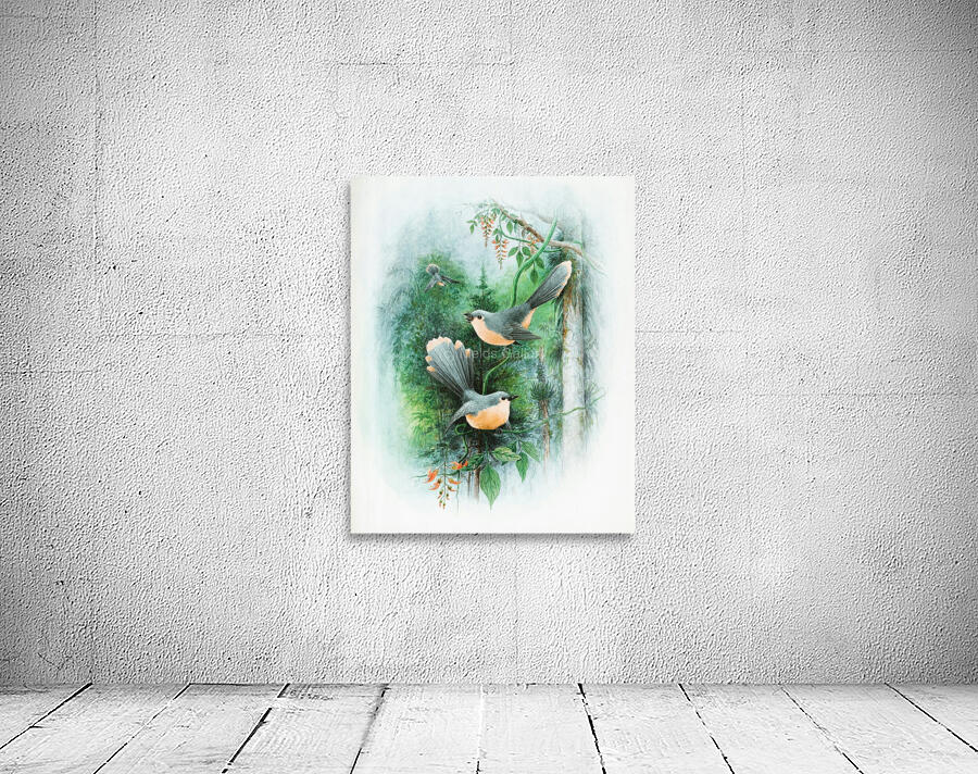 Fantail Wrens Wall Preview