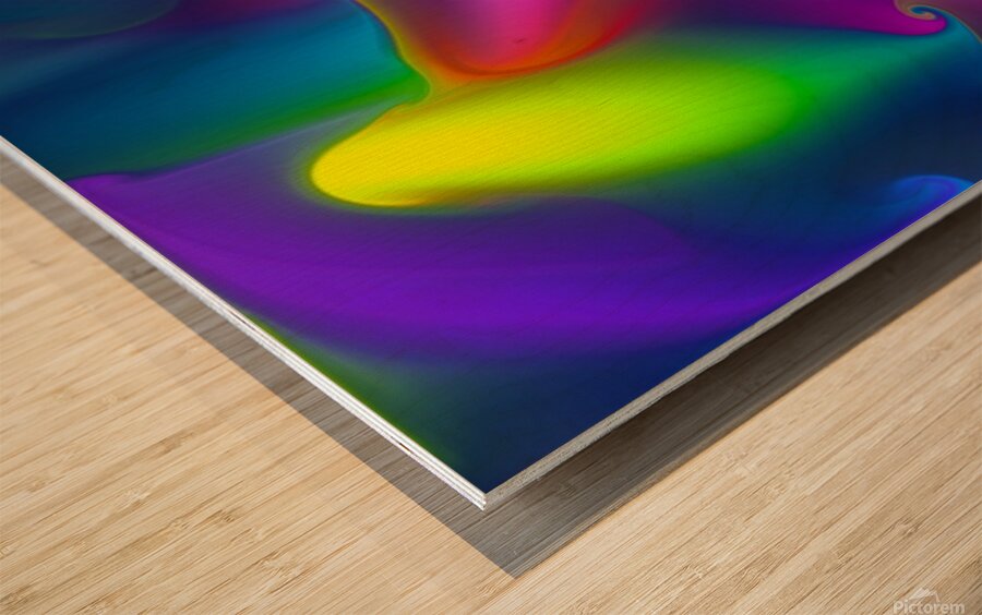 Hue Artistic HD Art Wallpaper Wood print