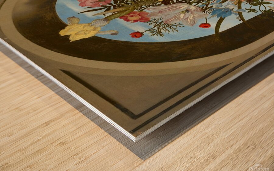 Vase of Flowers Netherland Wood print