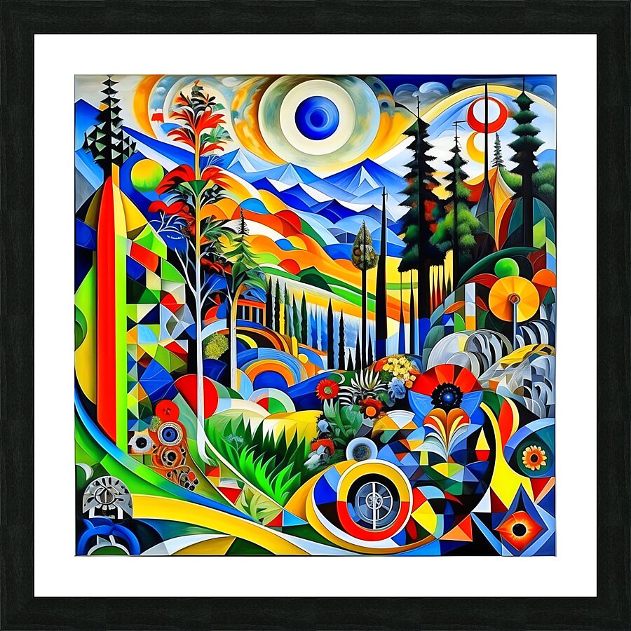   Blue Mountains Picture Frame print