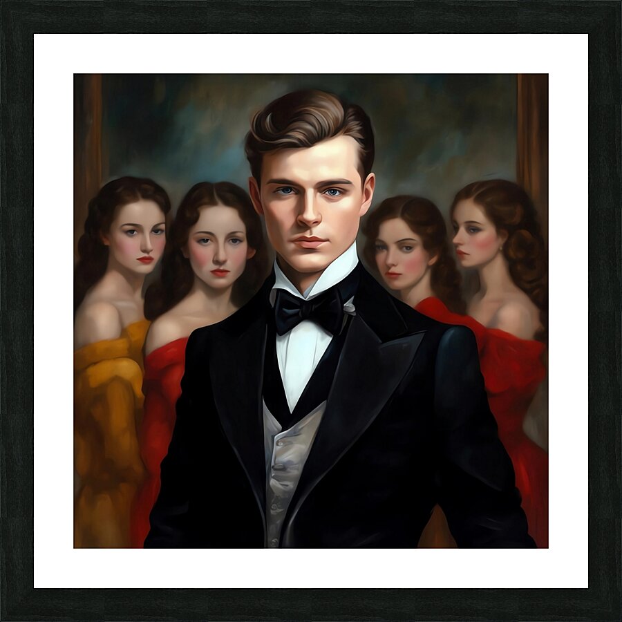   The Magnificent Five Picture Frame print