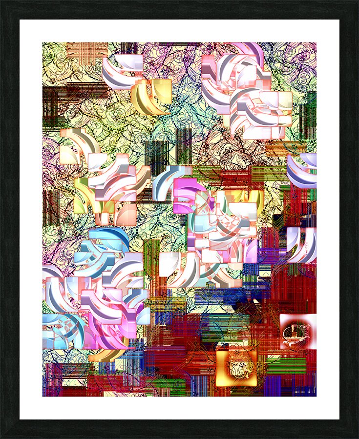 abstracting 27 Picture Frame print