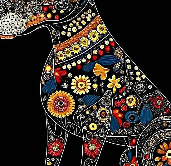  Exquisite dog Reproduction