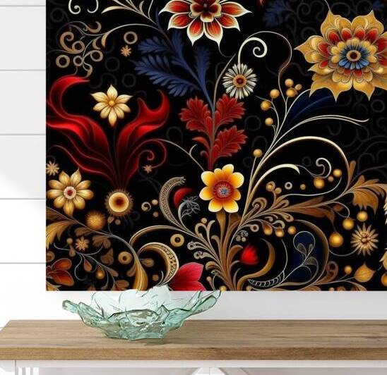   Floral pattern 5  Reproduction