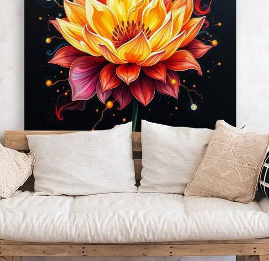  Flower Flame  Reproduction
